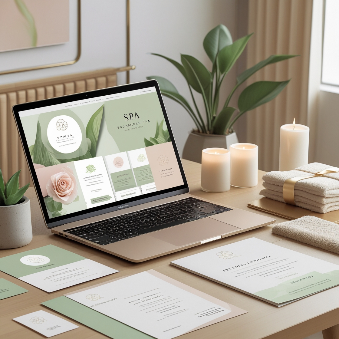 Spa Business Branding & Marketing Kit - Image 4